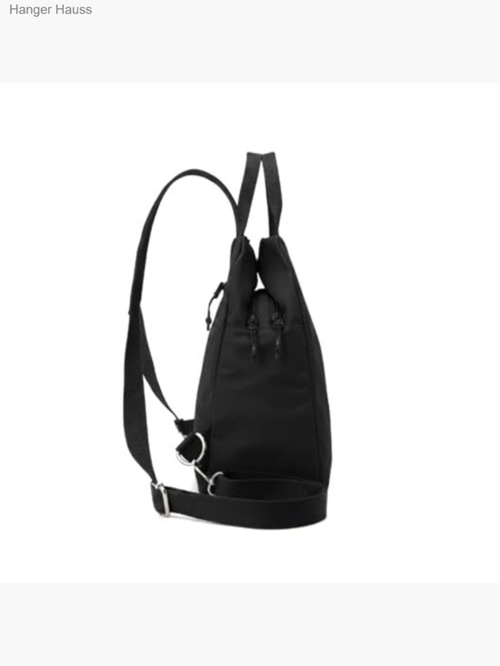 Convertible Mini Backpack Crossbody Purse, Lightweight Nylon Travel Daypack